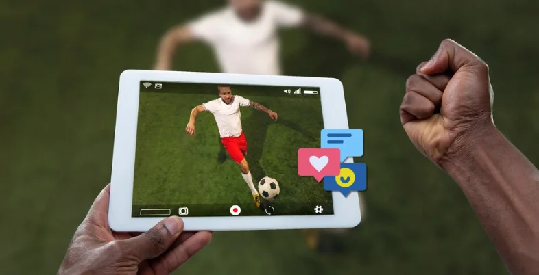 Athletes leverage social media to enhance recognition and engagement.